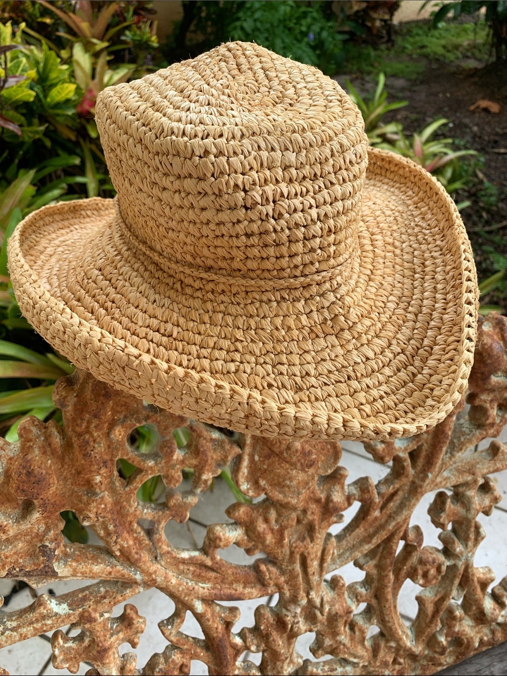 Scala Raffia Straw Hat with Raffia String Bow - Picture 1 of 11